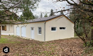 Double garage en béton 2 pentes couverture tuiles