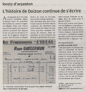 Journal La Nouvelle République 30/01/19